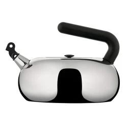 Alessi Bulbul Kettle, Steel - Black -Kitchencia Shop 0004 AC100 2 1x1 A4 3500pxl