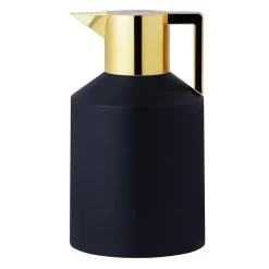 Normann Copenhagen Geo Vacuum Jug 1,5 L, Black - Gold