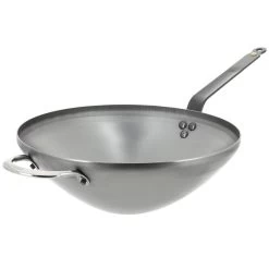 De Buyer Mineral B Wok Pan 32 Cm