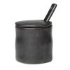 Ferm LIVING Flow Jam Jar With Spoon, Black -Kitchencia Shop 15fermliving hillopurkki ma