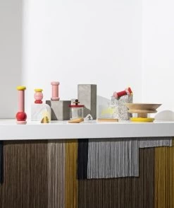 Alessi Sottsass Grinder, Large, Red - Pink - Yellow -Kitchencia Shop 16 Alessi groupage Twergi e Sottsass V new 2
