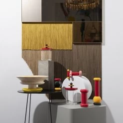 Alessi Sottsass Grinder, Small, Black - Yellow - Red -Kitchencia Shop 18 Alessi groupage Twergi e Sottsass 2000x2000