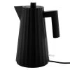 Alessi Plissé Electric Kettle 1,7 L, Black -Kitchencia Shop 201Alessi isoTH