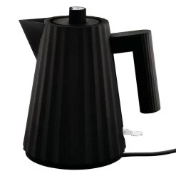 Alessi Plissé Electric Kettle 1 L, Black