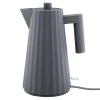 Alessi Plissé Electric Kettle 1,7 L, Grey -Kitchencia Shop 227 Alessi 20 TH