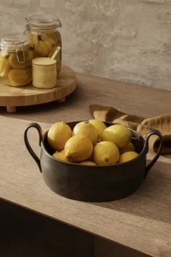 Ferm LIVING Flow Jam Jar With Spoon, Yellow Speckle -Kitchencia Shop 27 0511