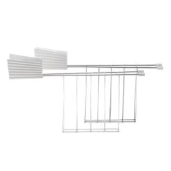Alessi Plissé Toaster Rack, White