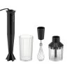 Alessi Plissé Hand Blender With Whisk And Chopper, Black -Kitchencia Shop 315Alessi AK
