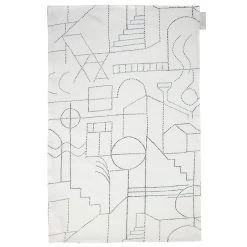 Saana Ja Olli Unien Talo Tea Towel/placemat, White