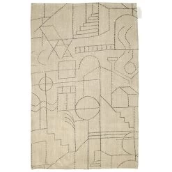 Saana Ja Olli Unien Talo Tea Towel/placemat, Beige