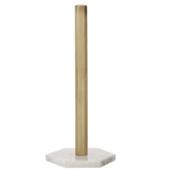 Ferm LIVING Hexagon Paper Towel Stand, Brass