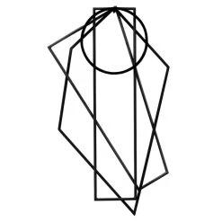 Valerie_objects Trivets, 4 Pcs, Lacquered Steel, Black