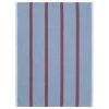 Ferm LIVING Hale Tea Towel, Faded Blue - Burgundy -Kitchencia Shop 5006FermLiving AK