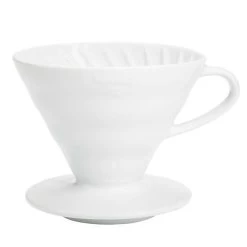 Hario Hario V60 Coffee Dripper Size 02, White Porcelain