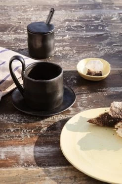 Ferm LIVING Flow Jam Jar With Spoon, Black 11 Ferm LIVING Flow Jam Jar With Spoon, Black -Kitchencia Shop 79 1639