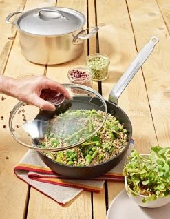 De Buyer Glass Lid 24 Cm -Kitchencia Shop 8768 3429 ambiance 2