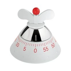 Alessi Kitchen Timer, White