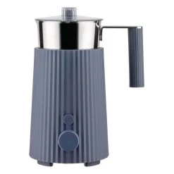 Alessi Plissé Milk Frother, Grey
