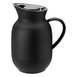 Stelton Amphora Vacuum Jug For Coffee, 1 L, Soft Black
