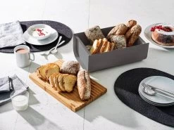 Alessi Mattina Breadbox, Dark Grey -Kitchencia Shop BG03 DG amb 1