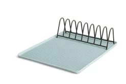 HAY Dish Drainer Tray, Light Blue -Kitchencia Shop Dish Drainer Tray Light Blue w Rack Anthracite WB