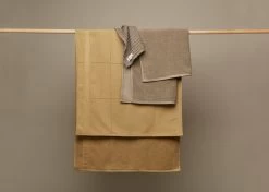 The Organic Company Big Waffle Kitchen And Wash Cloth, Clay -Kitchencia Shop EarthTowels