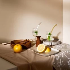 Saana Ja Olli Onnenmaa Tea Towel/placemat, Beige -Kitchencia Shop FDS Summer4538 1200 final 1