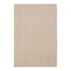 Ferm LIVING Hale Tea Towel, Oyster - Lemon - Bright Blue