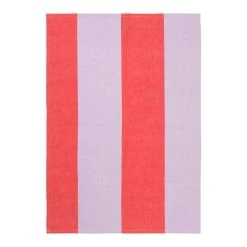 Ferm LIVING Hale Tea Towel, Red - Lilac