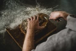 Fiskars Norden Bread Knife -Kitchencia Shop Fiskars Action Norden Bread knife slicing bread 1026421