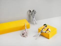 Iittala FXI Cheetah Scissors 21 Cm, Black - White -Kitchencia Shop Iittala 2021 Oiva Toikka Collection 05 1