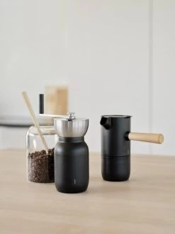 Stelton Collar Coffee Grinder, Black - Steel -Kitchencia Shop LS 423 1 Collar steel