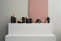 Stelton Collar Coffee Grinder, Black - Brass -Kitchencia Shop LS Collar