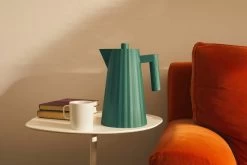 Alessi Plissé Electric Kettle 1,7 L, Green -Kitchencia Shop MDL06 GR amb H