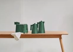 Alessi Plissé Toaster Rack, Green -Kitchencia Shop MDL 06 061 08 08RACK AMB GROUPAGE GR H 1