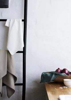 The Organic Company Kitchen Towel, Dark Green -Kitchencia Shop TheOrganicCompany Kitchen Ladder 2012 PRINT