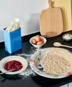 HAY Tin By Sowden, Blue -Kitchencia Shop Tin by Sowden blue Plank Swirl Bowl multi splash