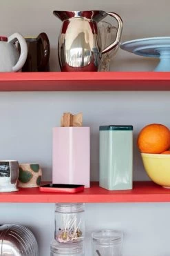 HAY Tin By Sowden, Mint -Kitchencia Shop Tin by Sowden pink Tin by Sowden mint Indian Steel Pitcher 1