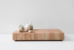 Wooden Offcuts Cutting Board, 30 X 21 Cm, Oiled Pine -Kitchencia Shop Wooden cutting board gar