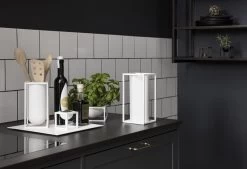 By Lassen Kubus Roll'in Kitchen Paper Holder, White -Kitchencia Shop by lassen k kkenrulle0041 1