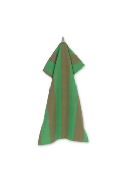 Ferm LIVING Hale Tea Towel, Olive - Green -Kitchencia Shop fermLIVING SS22 HaleTeaTowel Olive Green 1104265372 pack 2
