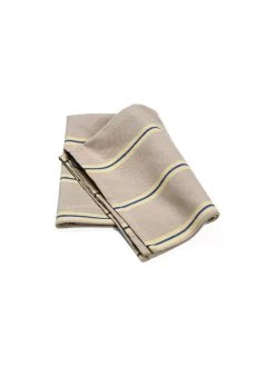 Ferm LIVING Hale Tea Towel, Oyster - Lemon - Bright Blue -Kitchencia Shop fermLIVING SS22 HaleTeaTowel Oyster Lemon BrightBlue 1104265367 pack 4