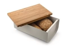 Alessi Mattina Breadbox, Grey -Kitchencia Shop getImage 28229