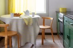 Lapuan Kankurit Villiyrtit Hand Towel, Yellow - Linen -Kitchencia Shop lapuankankurit paussi towel and villiyrtit tablecloth blanket and towel linen yellow 3