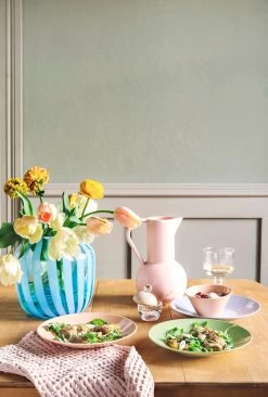 The Organic Company Big Waffle Kitchen And Wash Cloth, Pale Rose -Kitchencia Shop ruoka peruna sk5