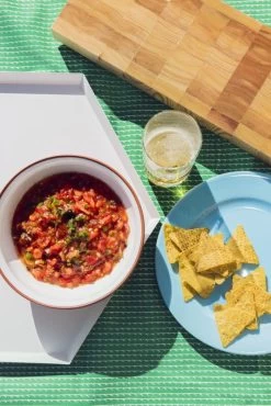 Ferm LIVING Chess Cutting Board, Rectangle, Small -Kitchencia Shop taco Ruoka4