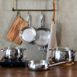 Heirol Belly Steel Frying Pan, 24 Cm -Kitchencia Shop teraskattila 4 l belly 2 1