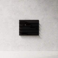 Nichba Wine Rack, Black -Kitchencia Shop winerack01