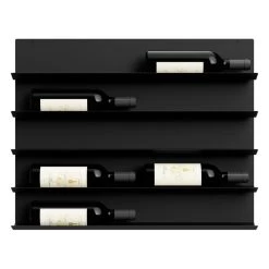 Nichba Wine Rack, Black